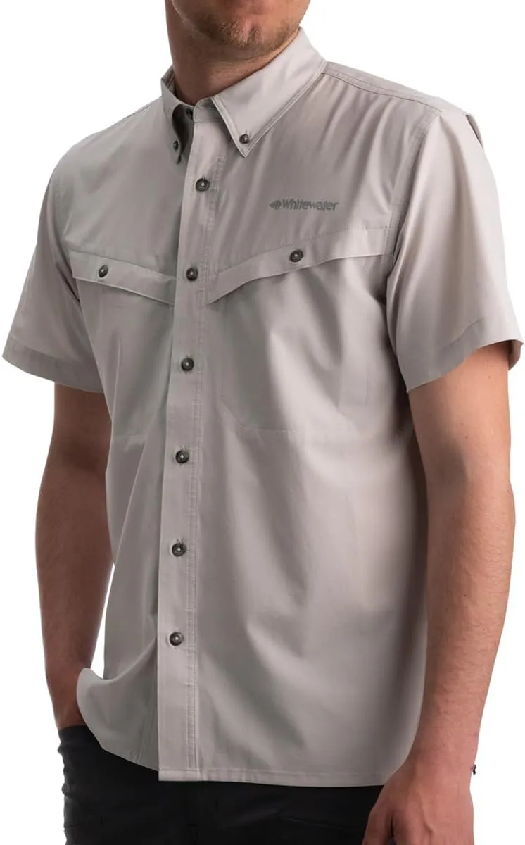 Whitewater Lightweight Moisture Wicking Short Sleeve Fishing Shirt with UPF 50