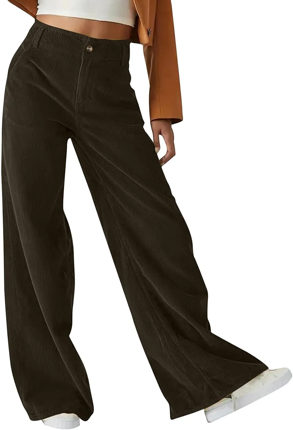 Wide Leg Sweatpants for Women Fleece Lined Baggy Joggers High Waisted Lounge Pants Jogger Pants with Pockets