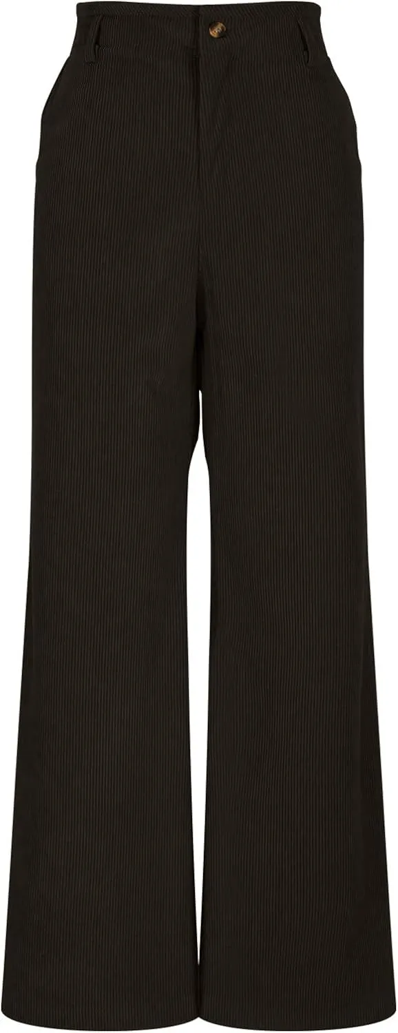 Wide Leg Sweatpants for Women Fleece Lined Baggy Joggers High Waisted Lounge Pants Jogger Pants with Pockets