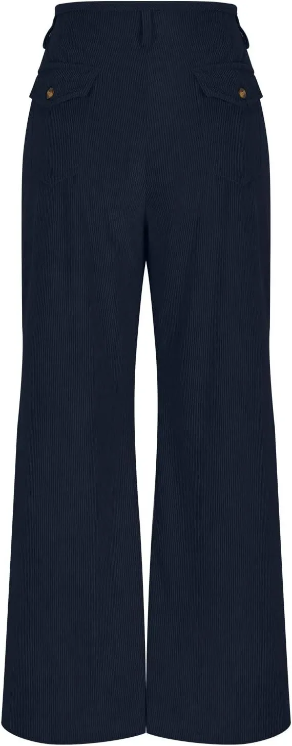 Wide Leg Sweatpants for Women Fleece Lined Baggy Joggers High Waisted Lounge Pants Jogger Pants with Pockets