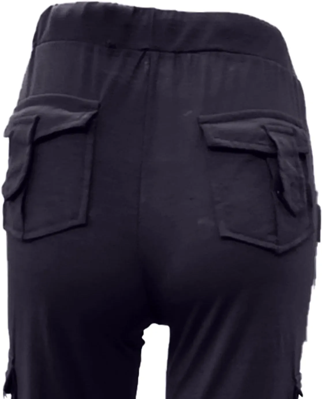 Wide Leg Yoga Pants for Women Stretchy Plus Size Cargo Pants High Waisted Baggy Cargo Sweatpants with Pockets