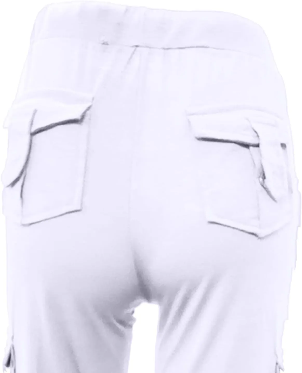 Wide Leg Yoga Pants for Women Stretchy Plus Size Cargo Pants High Waisted Baggy Cargo Sweatpants with Pockets