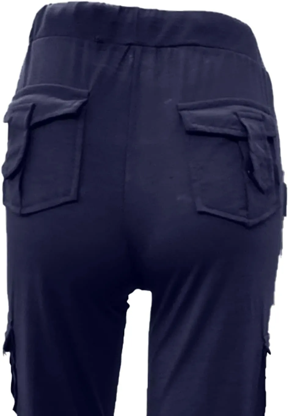 Wide Leg Yoga Pants for Women Stretchy Plus Size Cargo Pants High Waisted Baggy Cargo Sweatpants with Pockets