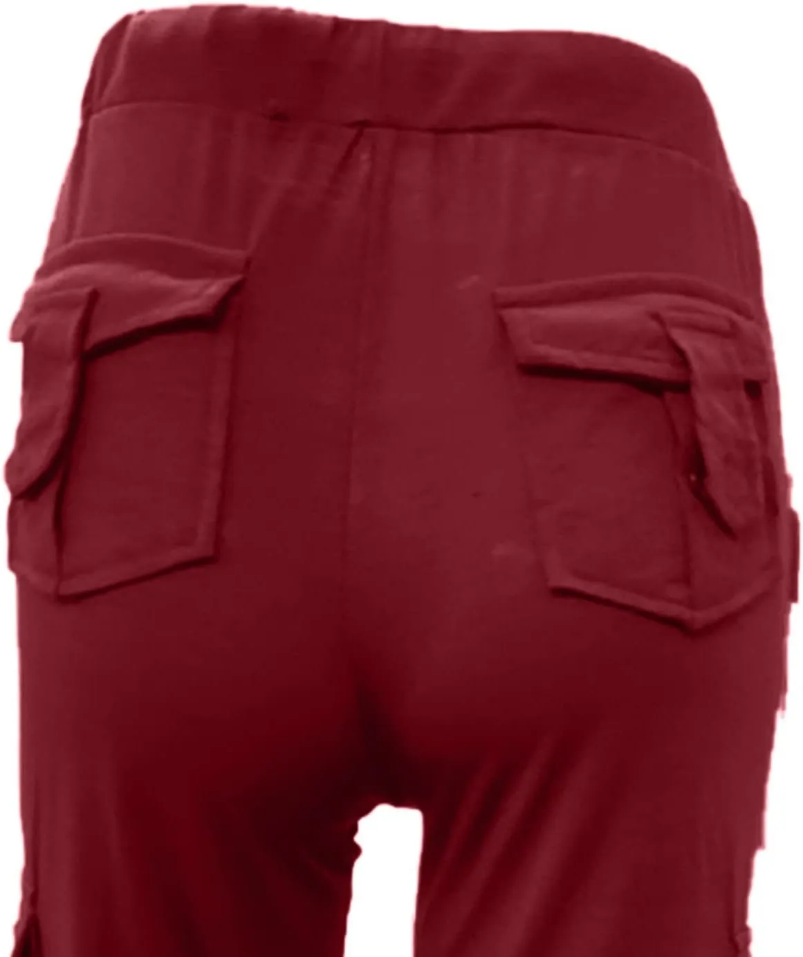 Wide Leg Yoga Pants for Women Stretchy Plus Size Cargo Pants High Waisted Baggy Cargo Sweatpants with Pockets