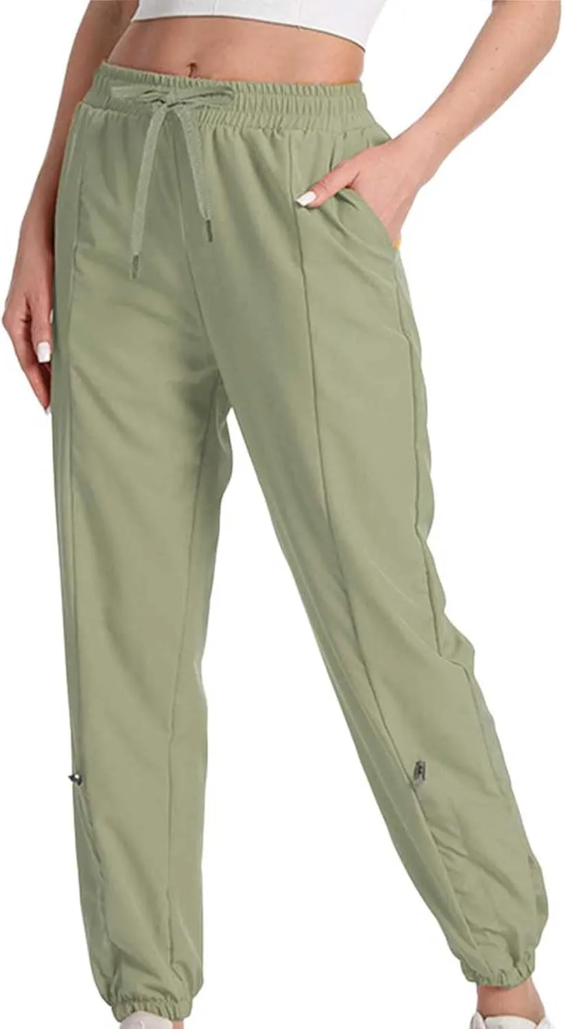 Women Sweatpants Joggers Long High Waisted Y2k Baggy Pants Trendy Lounge Athletic Bottom Trouser with Pockets