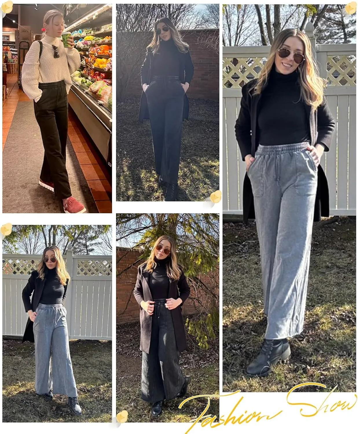 Women Wide Leg Sweatpants Jeans High Waist Baggy Trouser Loose Boyfriend Denim Pants Y2K