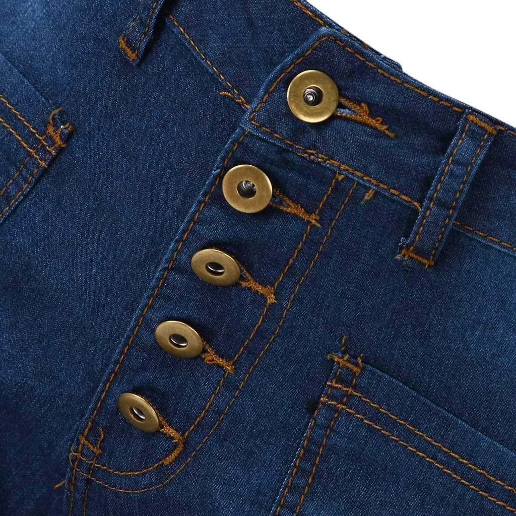 Women's 2024 Classic Skinny Jeans Stretchy High Waisted Tummy Control Jeans Denim Pants with Pockets