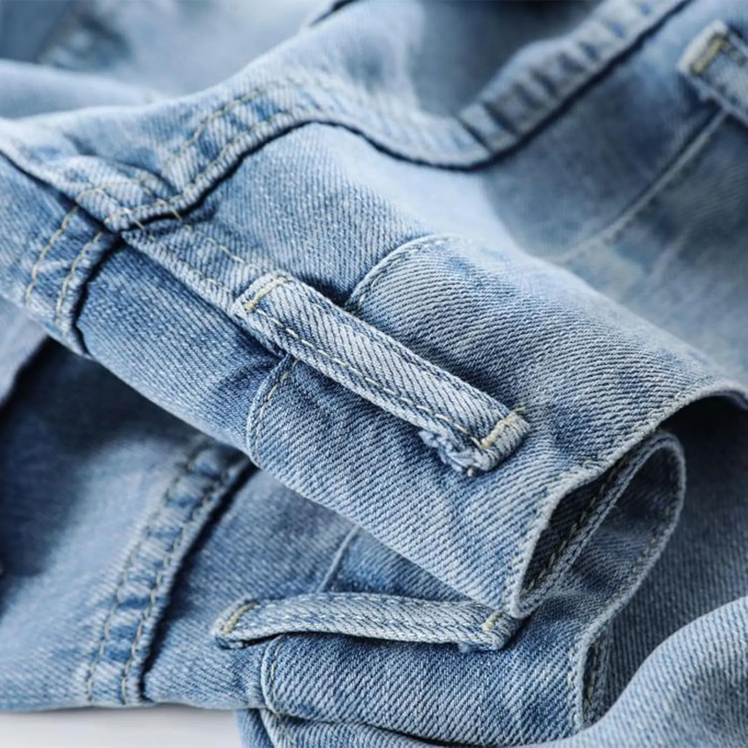 Womens Denim Pants High Waisted Wide Leg Jeans Trendy Work Pants Stretch Jeans Loose Fit Trousers Lightweight Pants