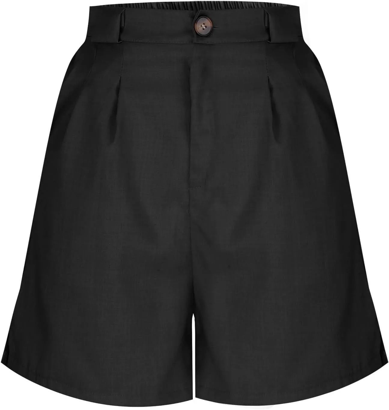 Women's Dressy Casual Shorts Wide Leg Summer Short Pants with Pockets High Waisted Business Work-Shorts