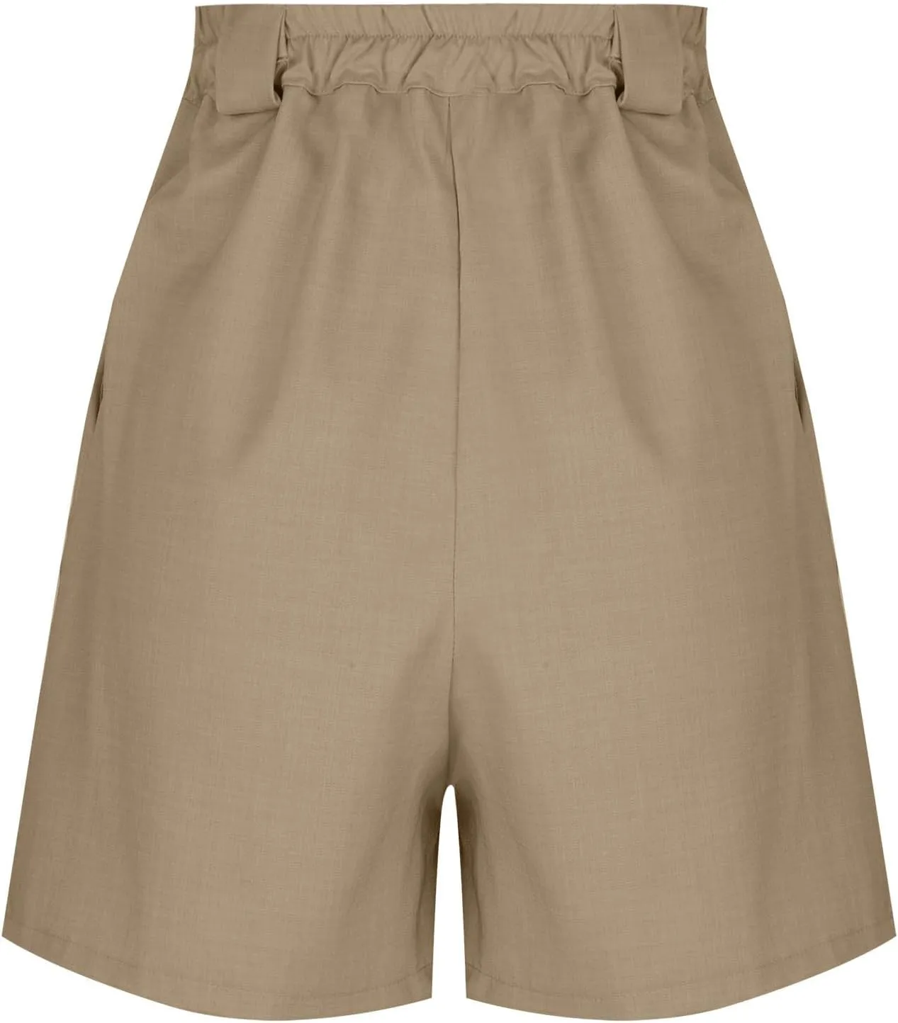 Women's Dressy Casual Shorts Wide Leg Summer Short Pants with Pockets High Waisted Business Work-Shorts