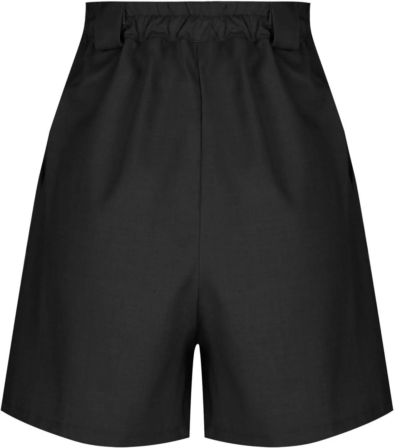 Women's Dressy Casual Shorts Wide Leg Summer Short Pants with Pockets High Waisted Business Work-Shorts