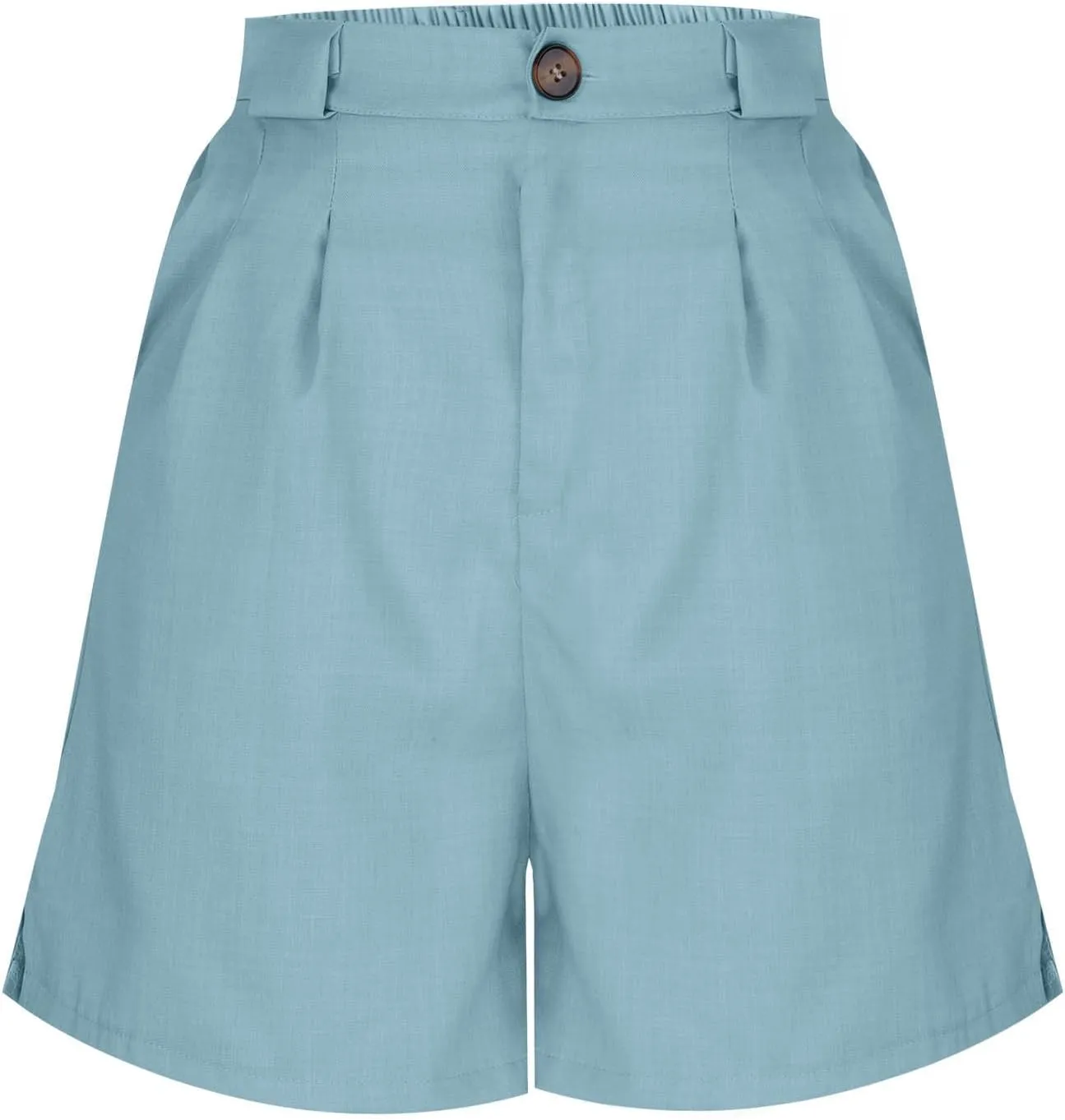 Women's Dressy Casual Shorts Wide Leg Summer Short Pants with Pockets High Waisted Business Work-Shorts