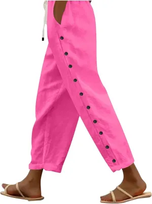 Women's Fashion Casual Cotton Thin Breathable Hollow Stitching String Solid Color Fall &Winter Outfits