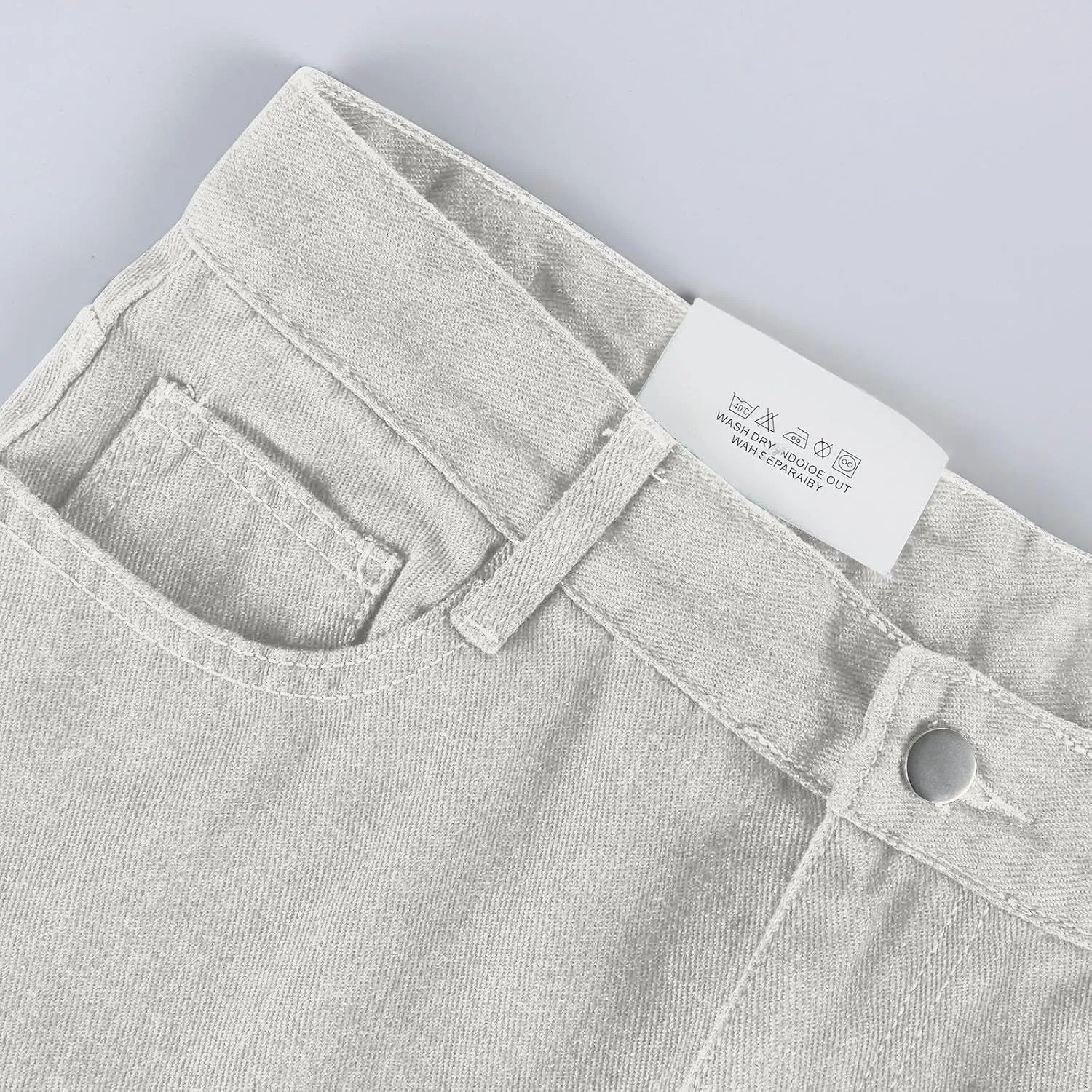 Womens Jeans High Waisted Straight Leg Loose Stretchy Lightweight Baggy Jeans Vintage Comfy Denim Sweatpants with Pockets
