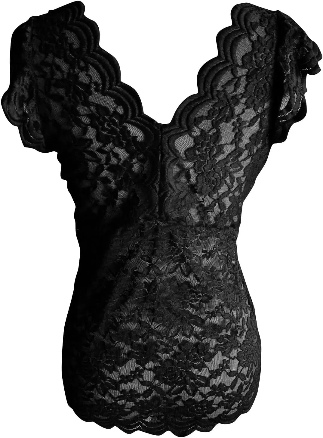 Women's Lace Tank Top Sleeveless V-Neck Floral Embroidered Camisole Casual See Through Tunic Blouse Tee Shirt