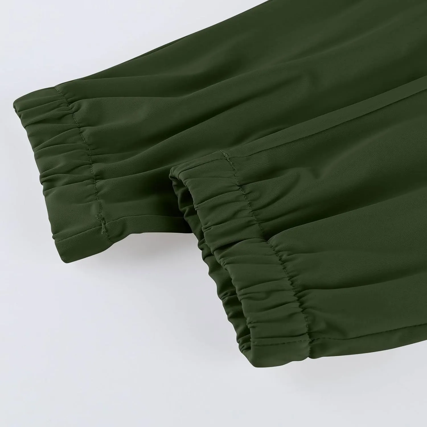 Women's Quick-Drying Sweatpants Summer Ice Silk Trousers Breathable Sports Stretch Straight Pants with Pockets